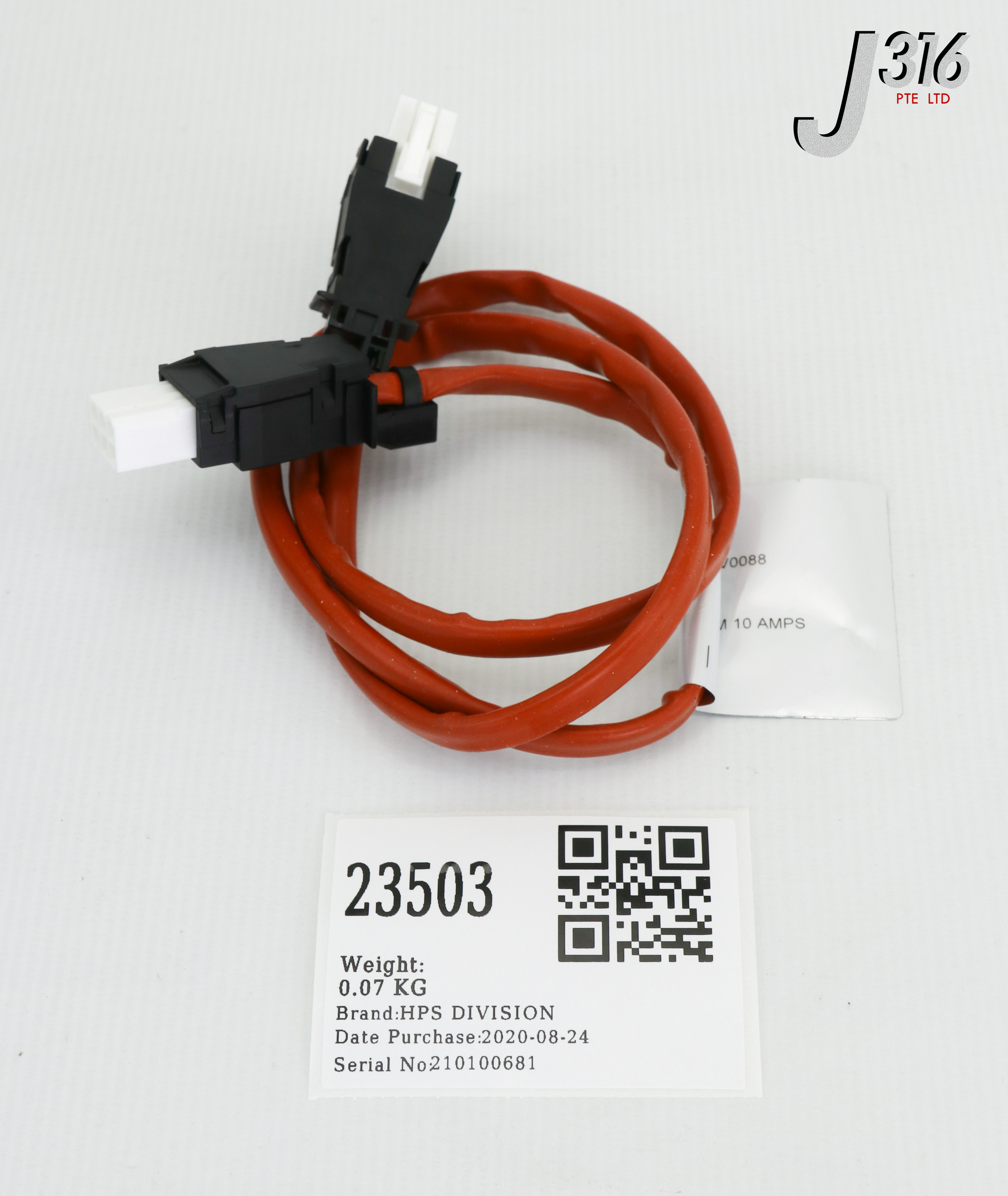 のい 23503 HPS DIVISION CABLE, HTR48, EXT, 36